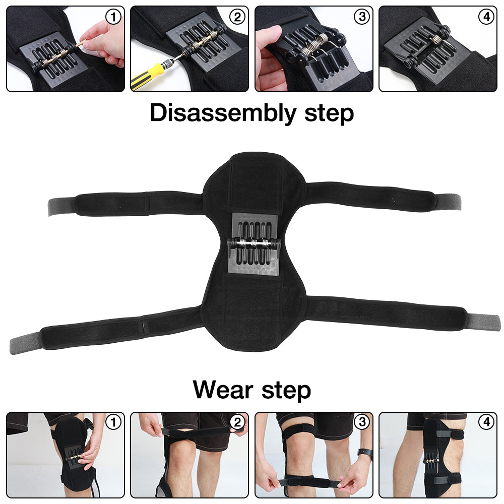 Adjustable Comfort Sleeve – Breathable, Lightweight, and Spring-Assisted (Pair)