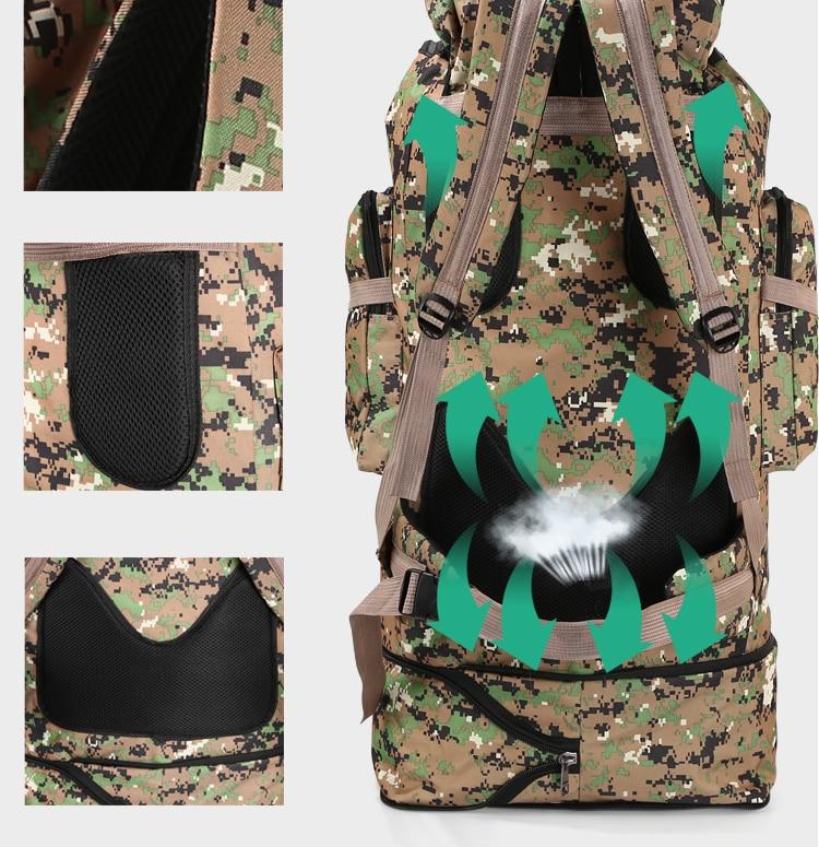 Waterproof Outdoor 100L Backpack