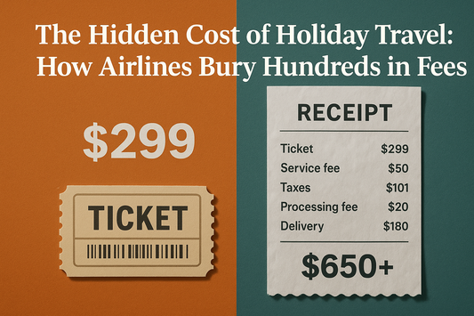 The Hidden Cost of Holiday Travel: How Airlines Bury Hundreds in Fees