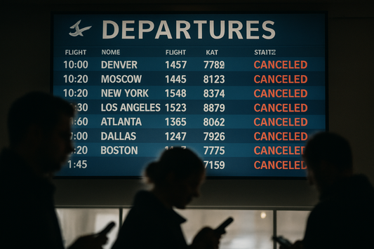 What to Do If Your Flight Gets Canceled During the Shutdown