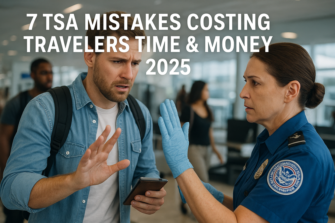 7 TSA Mistakes Costing Travelers Time & Money in 2025