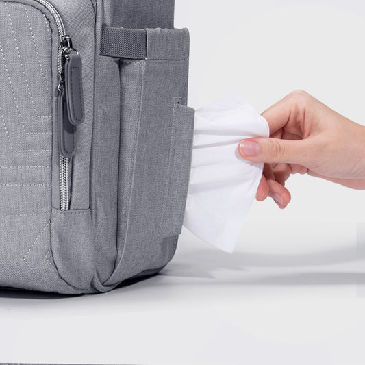 Modern Quilted Diaper Backpack