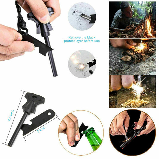 All-in-One Outdoor Adventure Toolkit with Compact Case - 14 Pcs