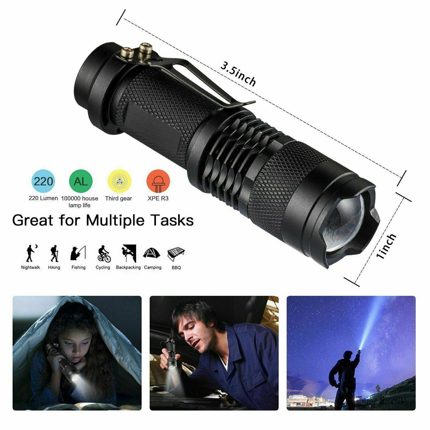 All-in-One Outdoor Adventure Toolkit with Compact Case - 14 Pcs